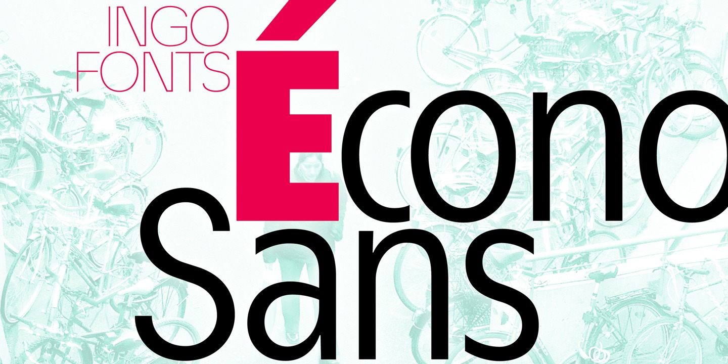 Пример шрифта EconoSans Pro #1